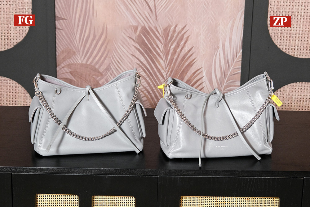 Leather grain comparison: FG Team imported Togo/Epsom calfskin vs Other cheap faux leather